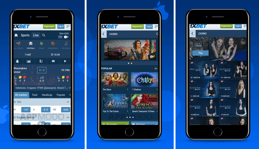 1xbet app download apk