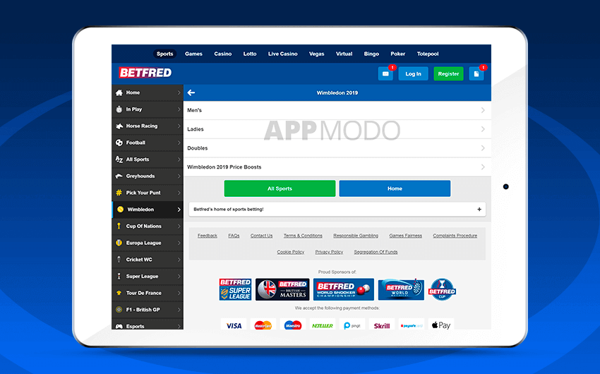 Download the betfred app download
