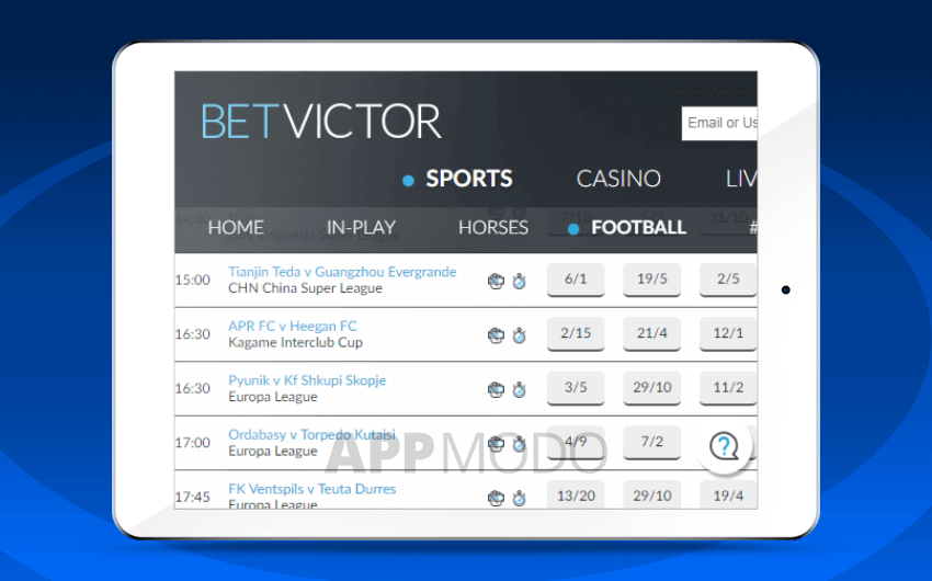 betvictor mobile version thru tablet