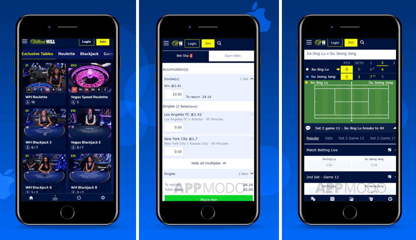 William hill sports betting app android download