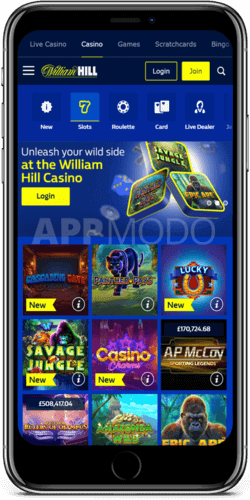 William hill mobile sports app