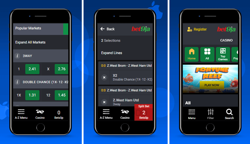 Bet9ja iOS betting app