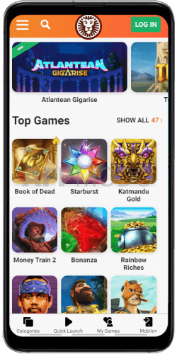 LeoVegas mobile casino app